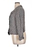 Leith 100% Viscose Print Gray 3/4 Sleeve Blouse Size XL - photo 5