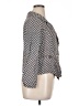 Leith 100% Viscose Print Gray 3/4 Sleeve Blouse Size XL - photo 4