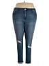 Seven7 Stripes Blue Jeans Size 18 - photo 1