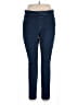 Hue Solid Blue Jeggings Size XL - photo 1