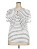 Korye Silver Short Sleeve Top Size 2X - photo 2