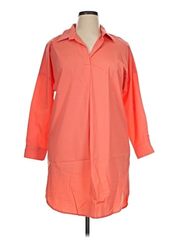 Caryn Lawn 3/4 Sleeve Button-Down Shirt (view 1)