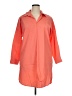 Caryn Lawn Orange 3/4 Sleeve Button-Down Shirt Size XL - photo 1