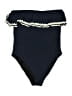 J.Crew Chevron-herringbone Blue One Piece Swimsuit Size 4 - photo 1