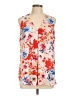 Rose + Olive Floral Ivory Sleeveless Blouse Size L - photo 1