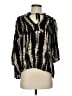 BA&SH 100% Viscose Black 3/4 Sleeve Blouse Size Sm (1) - photo 1
