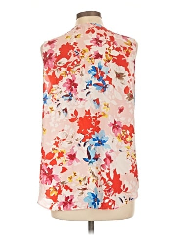 Rose + Olive Sleeveless Blouse (view 2)