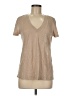 J.Crew 100% Linen Tan Short Sleeve Top Size M - photo 1