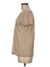 J.Crew 100% Linen Tan Short Sleeve Top Size M - photo 5