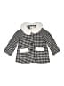Max Studio Checkered-gingham Ivory Coat 12-18 MO / 18 MO - photo 1