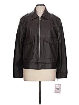 Avec Les Filles Faux Leather Jacket