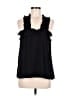 J.Crew 100% Polyester Black Sleeveless Blouse Size 8 (tall) - photo 1