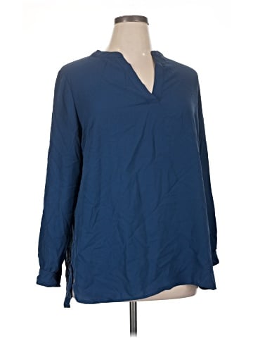 Anne Klein Long Sleeve Blouse (view 1)