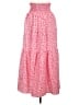 Unbranded 100% Polyester Floral Pink Casual Skirt Size L - photo 2