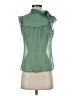 Lily White 100% Polyester Green Sleeveless Blouse Size S - photo 1