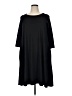 PIPHANY Solid Black Casual Dress Size XL - photo 1