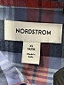 Nordstrom 100% Cotton Plaid Blue Long Sleeve Button-Down Shirt Size 14 - photo 3