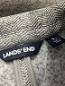 Lands' End 100% Polyester Tweed Gray Blazer Size S - photo 6