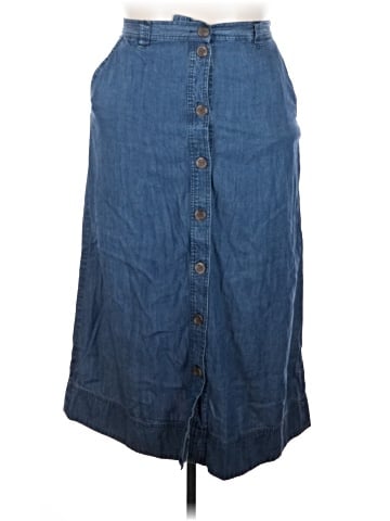 Travelsmith Denim Skirt (view 1)
