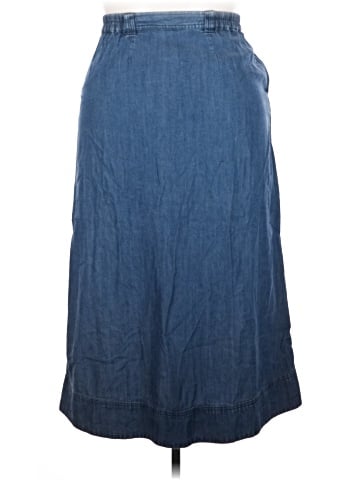 Travelsmith Denim Skirt (view 2)