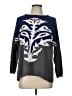 Charlotte Graphic Gray Pullover Sweater Size L - photo 1