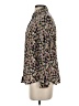 Topshop Floral Black Long Sleeve Blouse Size 4 - photo 5