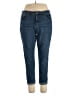Bleu Solid Blue Jeans Size 18W - photo 1