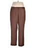 DKNY Solid Brown Dress Pants Size 14 - photo 1