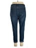 Bleu Solid Blue Jeans Size 18W - photo 2