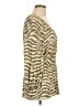 MICHAEL Michael Kors Tan Long Sleeve Blouse Size L - photo 4