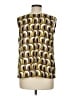 Max Mara Brown Sleeveless Blouse Size 8 - photo 2