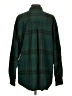 Unbranded 100% Cotton Plaid Green Long Sleeve Button-Down Shirt Size P (petite) - photo 2