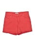 Stradivarius Solid Red Shorts Size 2 - photo 1