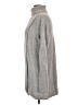 Hannah 100% Acrylic Houndstooth Gray Turtleneck Sweater Size S - photo 5