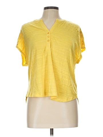 Cable & Gauge Short Sleeve Blouse (view 1)