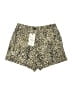 Zara Animal Print Gold Shorts Size M - photo 1