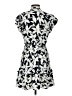 Joie Print Black Cocktail Dress Size S - photo 2
