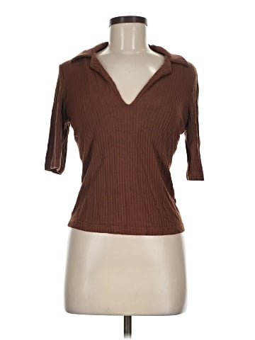 Reformation 3/4 Sleeve Henley (view 1)