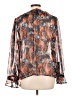 Sam Edelman 100% Polyester Orange Long Sleeve Blouse Size L - photo 2