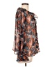 Sam Edelman 100% Polyester Orange Long Sleeve Blouse Size L - photo 4