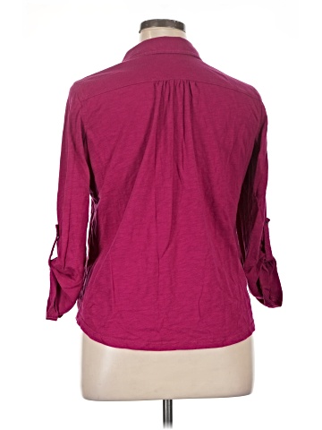 Eddie Bauer 3/4 Sleeve Button-Down Shirt (view 2)