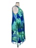 Catherines 100% Polyester Tie-dye Blue Casual Dress Size 0X - photo 4