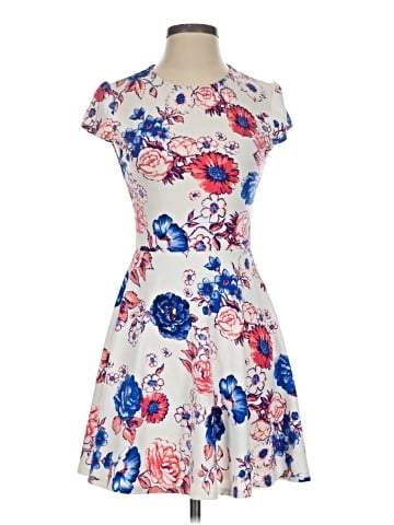 Aqua Cocktail Dress (view 1)