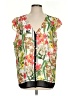 Calvin Klein 100% Polyester Green Sleeveless Blouse Size P (petite) - photo 1