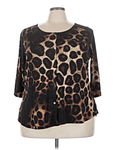 Suzie In The City 3/4 Sleeve Blouse (view 1)