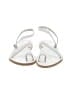 Unbranded 100% Leather White Sandals Size EU 39 - photo 2