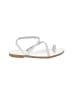 Unbranded 100% Leather White Sandals Size EU 39 - photo 1