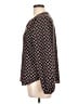 212 Collection 100% Polyester Black Long Sleeve Blouse Size L - photo 5