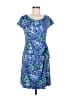 Talbots Paisley Blue Casual Dress Size M (petite) - photo 1