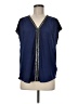 Rock & Republic 100% Polyester Blue Sleeveless Blouse Size M - photo 1